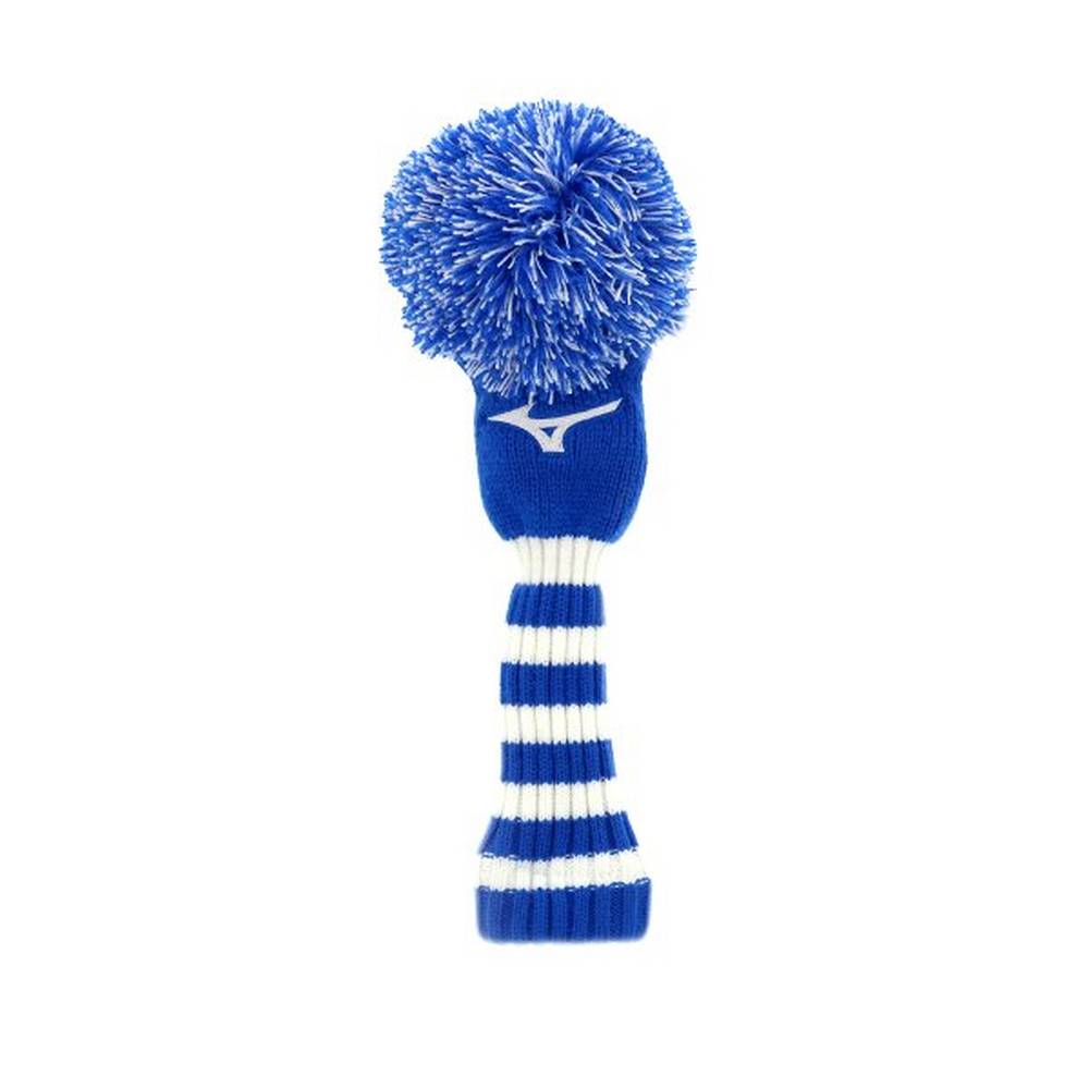 Lenço de cabeça Mizuno Knit Pom Hybrid - Homem - Azuis/Branco - BHONP7458